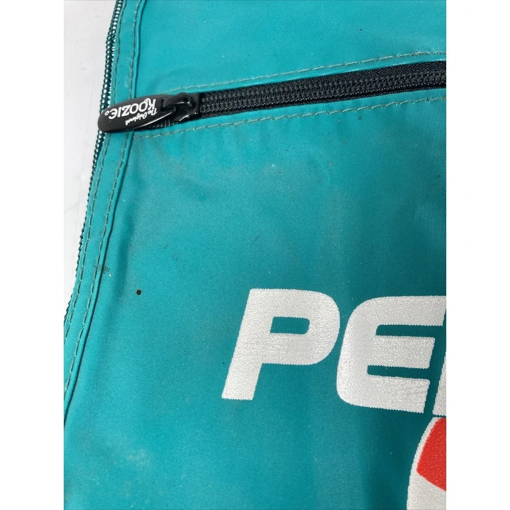 Original Koozie Pepsi Cola Insulated Mesh Beverage Cooler w/Strap Picnic Pockets